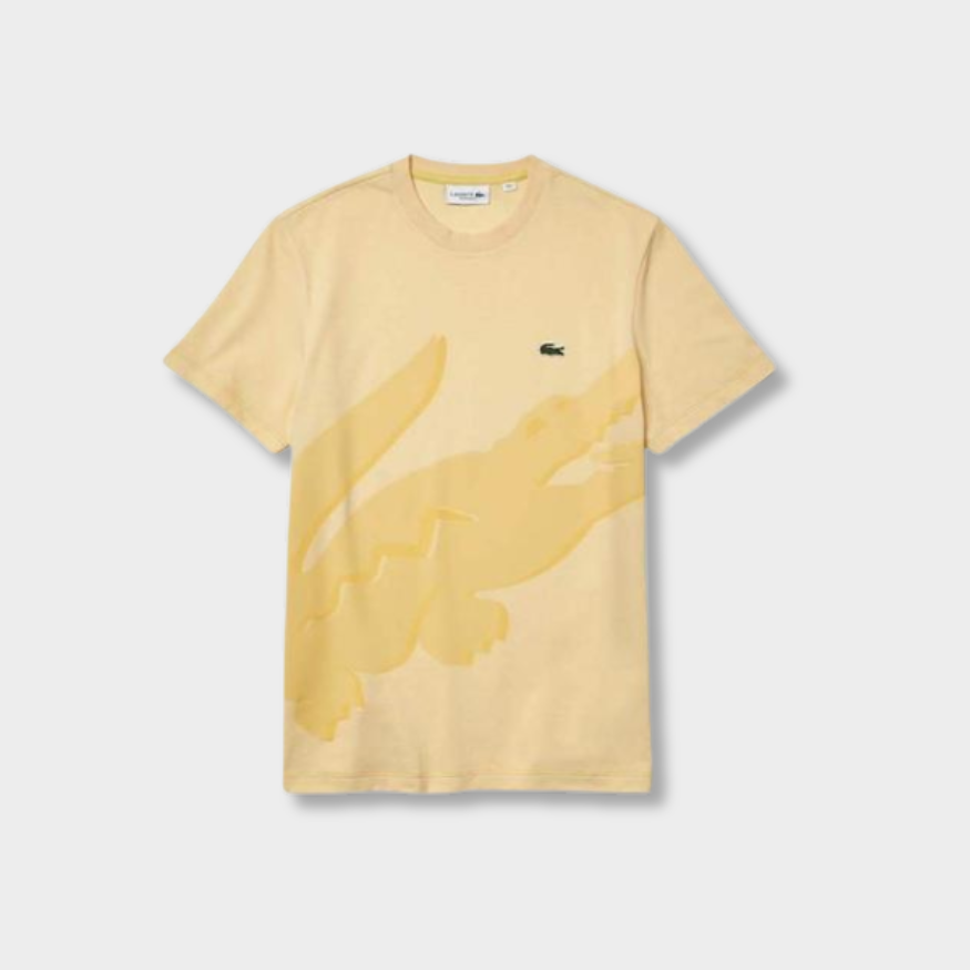 Ensemble short-t-shirt Lac-ste Jaune photo 2