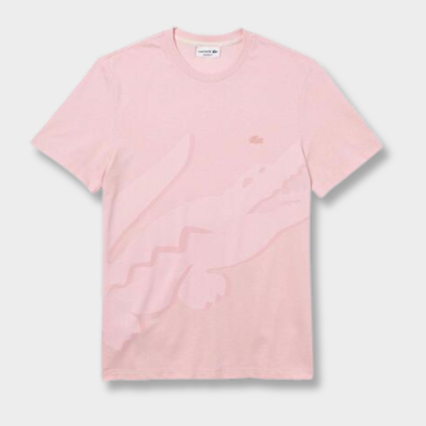 Ensemble short-t-shirt Lac-ste Rose photo 2
